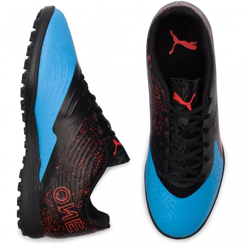 Puma scarpa da calcetto One 19.4 TT 105495 01 azzurro-rosso-nero