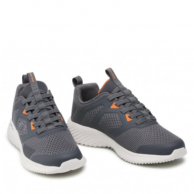 Skechers scarpa da walking da uomo Bounder High Degree 232279/CCOR charcoal-orange