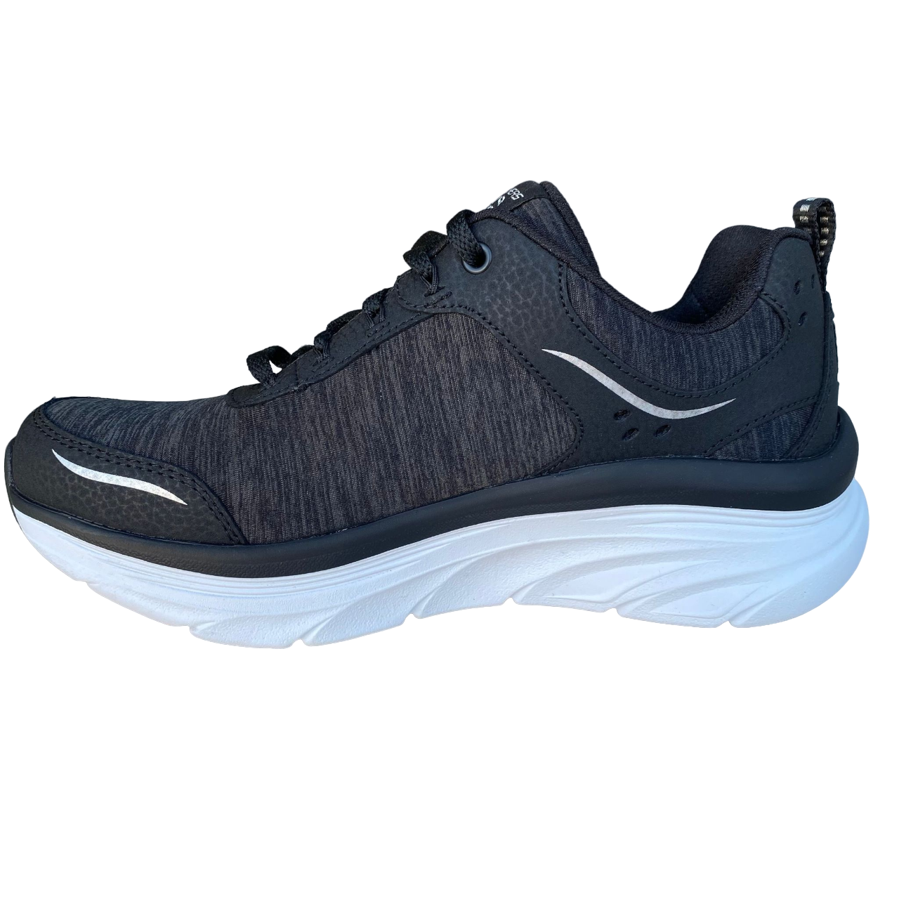 Skechers women's walking shoe D'Lux Walker Cool Groove 149336/BKW black-white