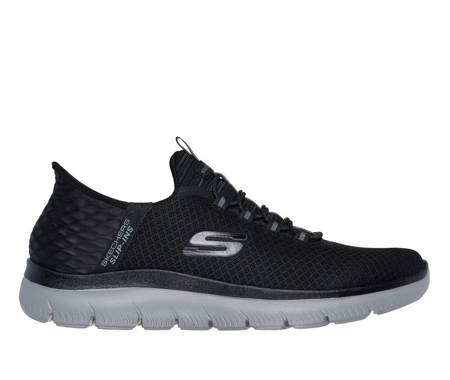 Skechers scarpa uomo Slip-ins Summits High Range 232457/BKCC nero-carbone