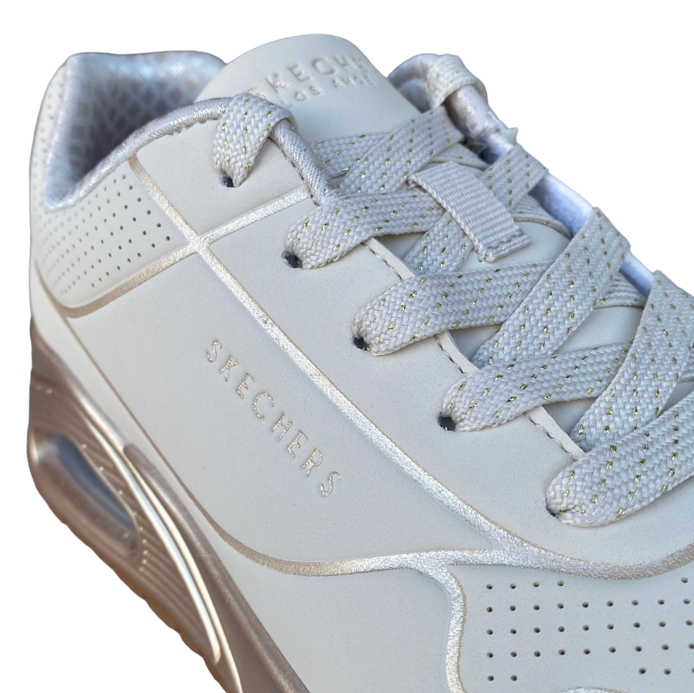 Skechers scarpa sneakers da ragazza Uno Gen1 Cool Heels 310538L/NAT naturale