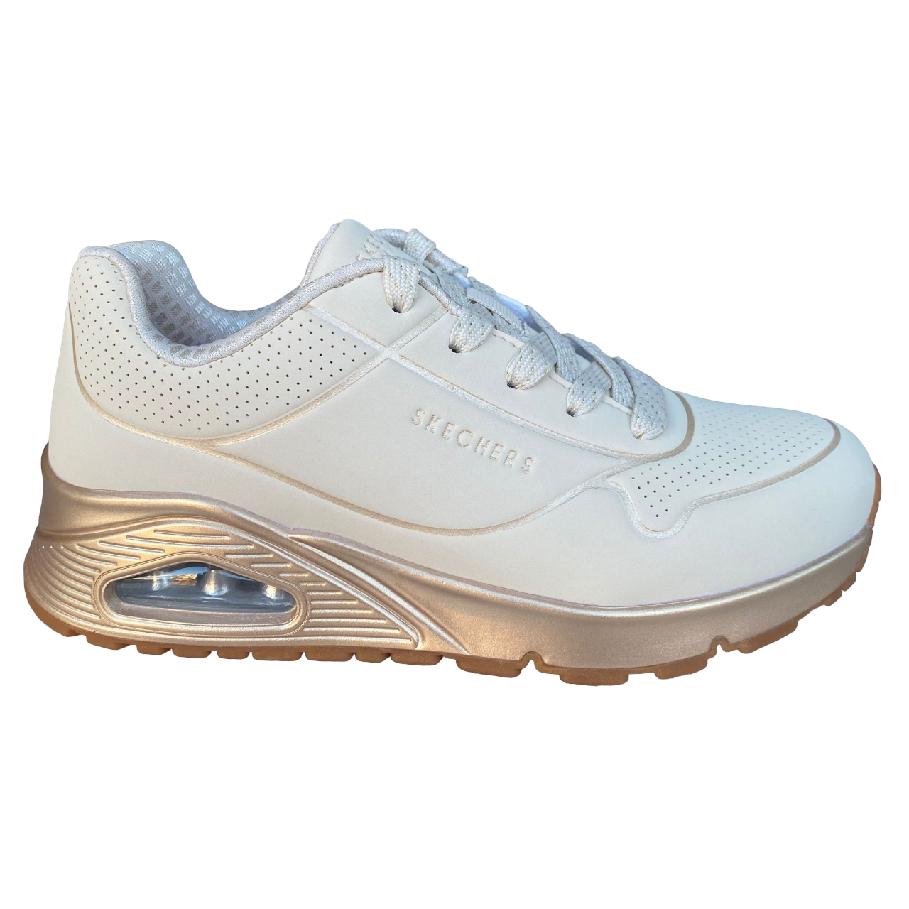 Skechers scarpa sneakers da ragazza Uno Gen1 Cool Heels 310538L/NAT naturale