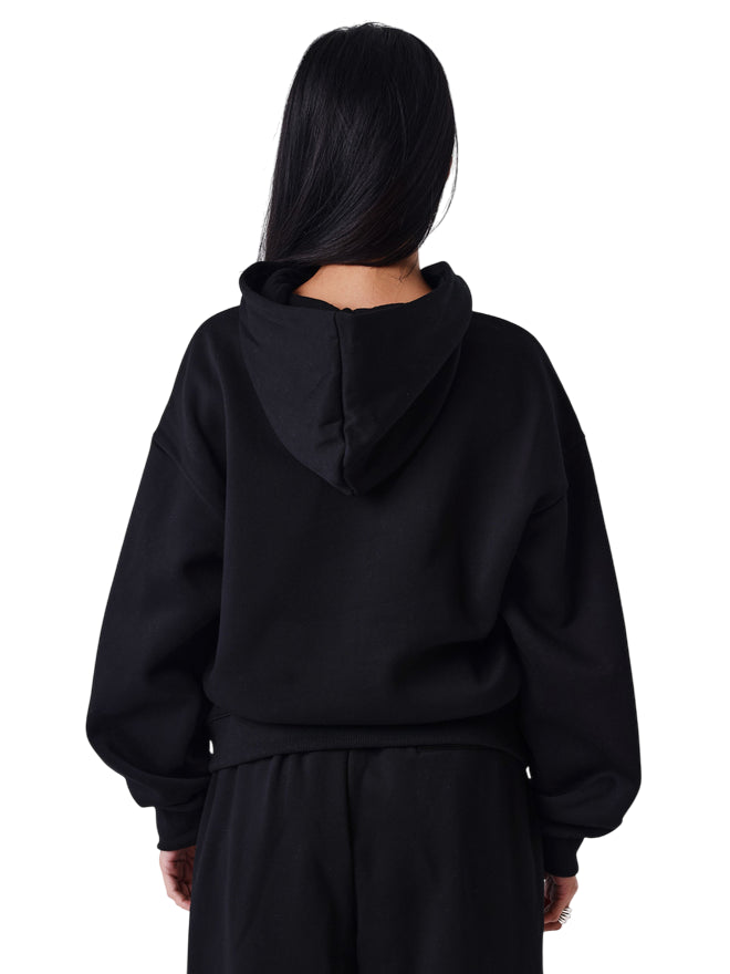 PXP felpa con cappuccio da donna nero F252047 BKCC - comfort e stile sportivo