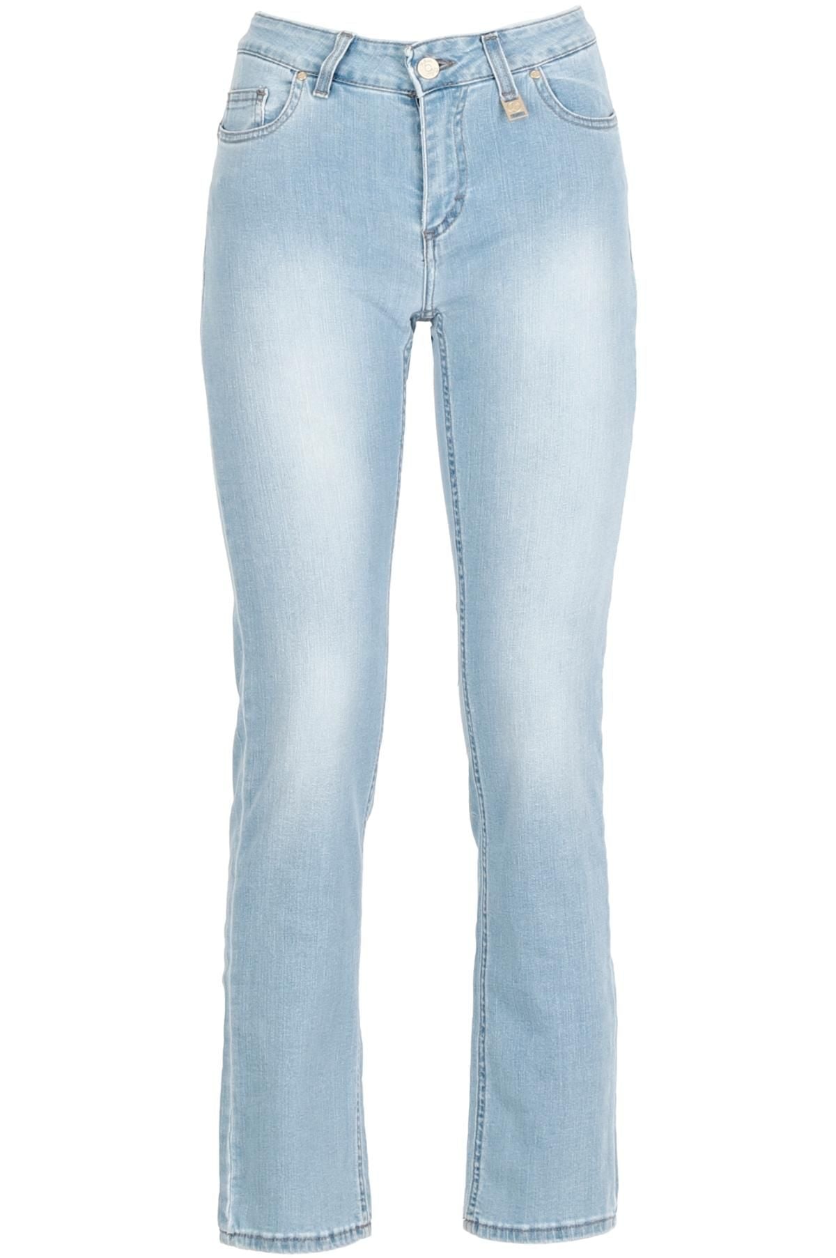 CafèNoir Women's Slim Denim Trousers C7JJ3060 B030 light sky
