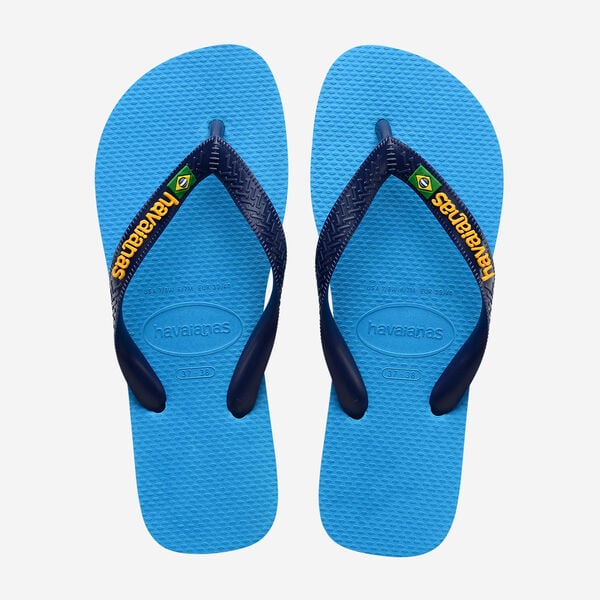 Havaianas ciabatta infradito unisex da adulto H. Brasil Logo FC 4.110.850 6946 turquoise
