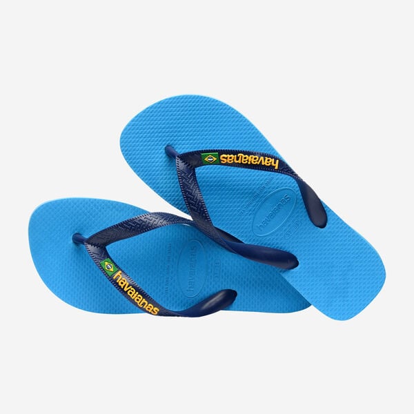 Havaianas ciabatta infradito unisex da adulto H. Brasil Logo FC 4.110.850 6946 turquoise