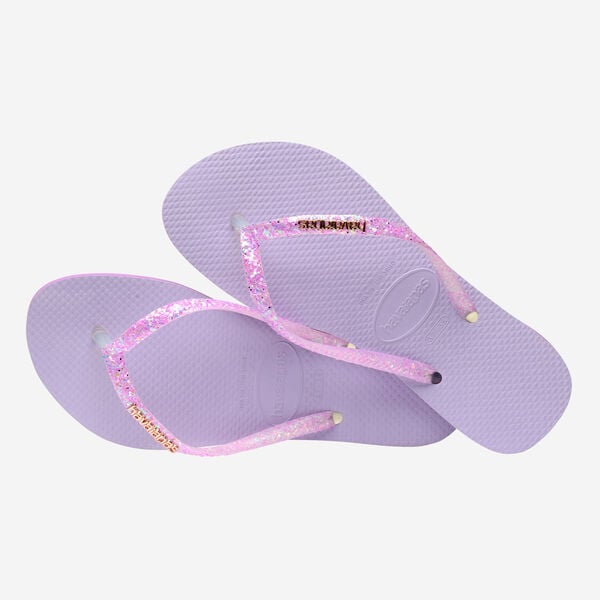 Havaianas women's flip-flops Slim Glitter Flourish 4.147.122 2297 purple