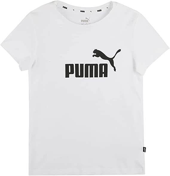 Puma T-shirt da ragazza manica corta ESS Logo Tee G 587029 02 white