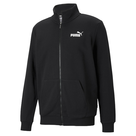 Puma felpa con cerniera in era da uomo Essentials 586696-01 nero