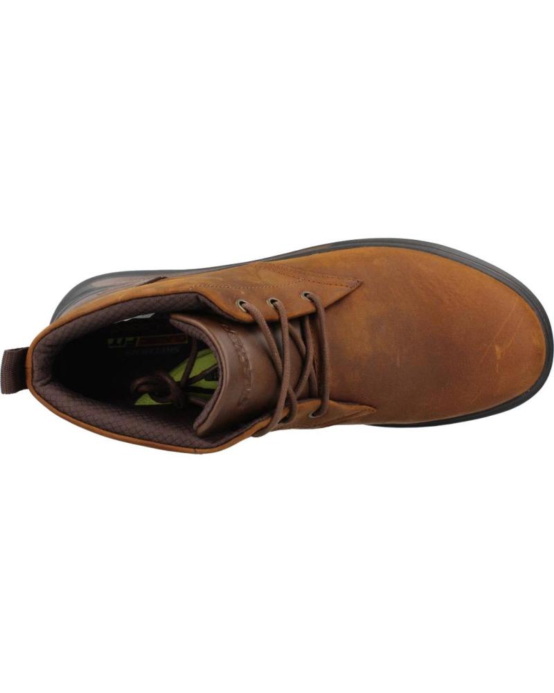 Skechers men's ankle boot Proven Termo 204670/CDB dark brown