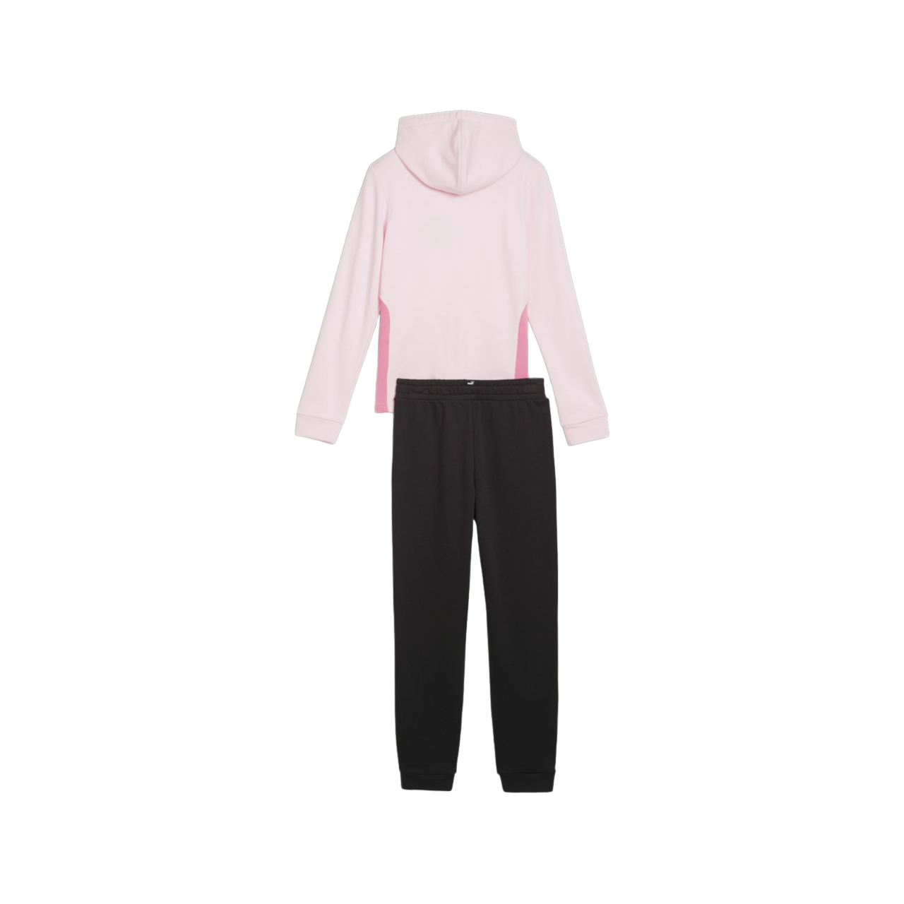 Puma tracksuit with hood for girls 673586-67 pink-black