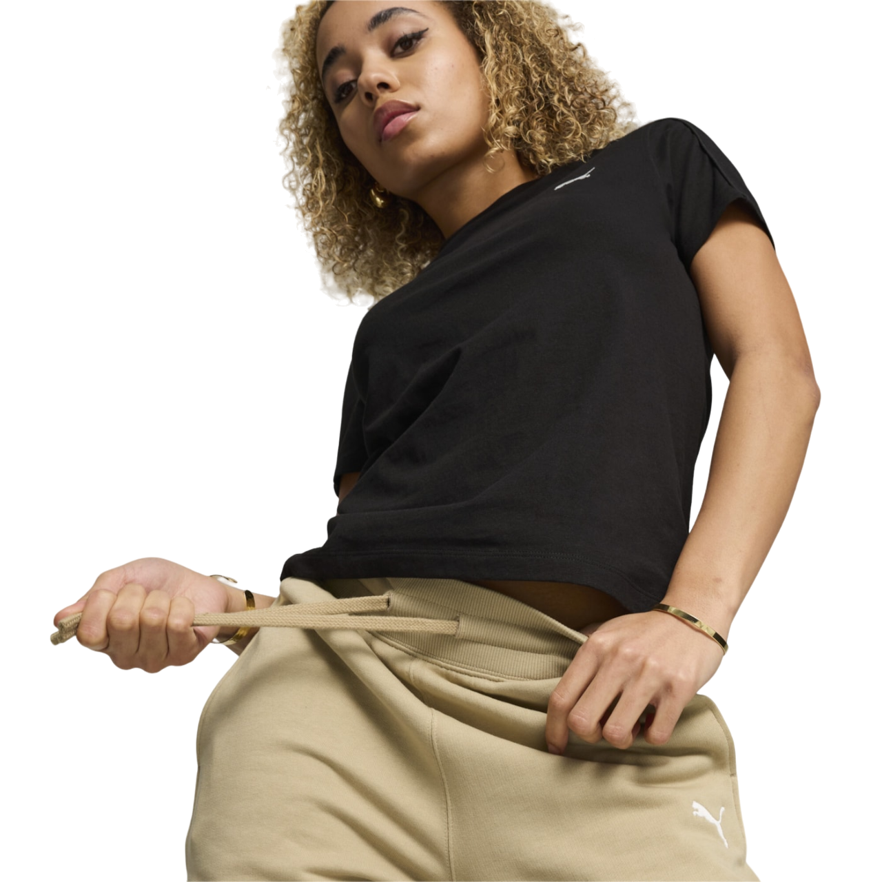 Puma Her High-Waist women's sports trousers 677889-83 dove grey