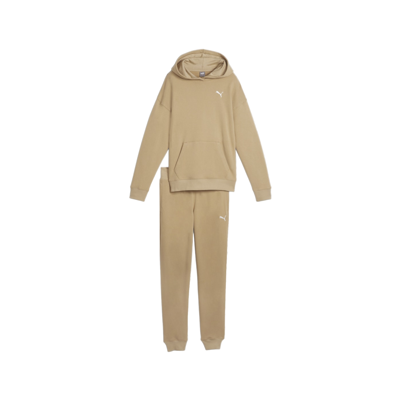 Puma tuta sportiva da donna con felpa con cappuccio 679920-83 tortora