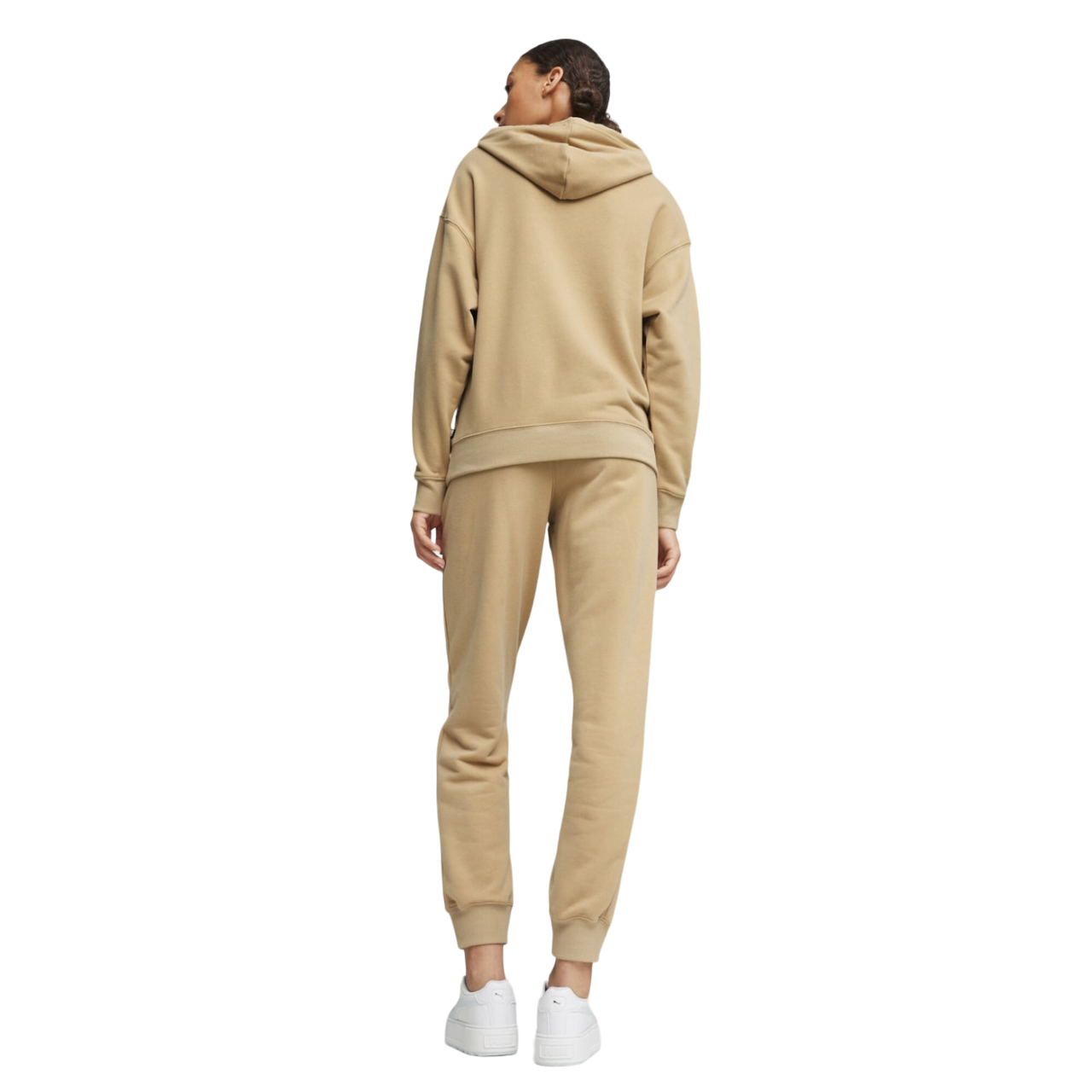 Puma tuta sportiva da donna con felpa con cappuccio 679920-83 tortora
