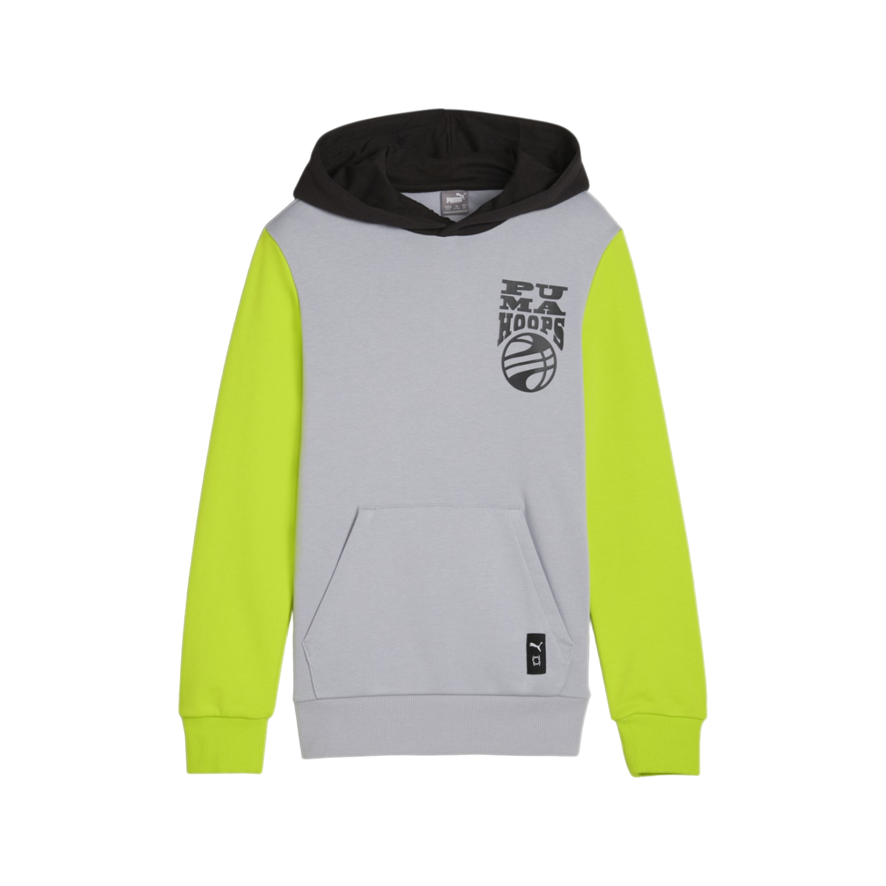 Puma felpa con cappuccio da ragazzo Basketball 679980-63 grigio