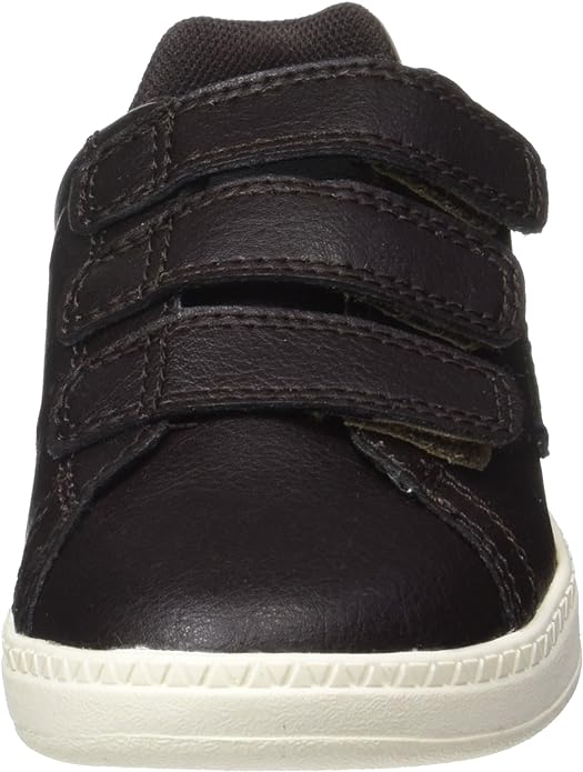 Le Coq Sportif children's shoe with strap in Courtone leather 1720116 brown