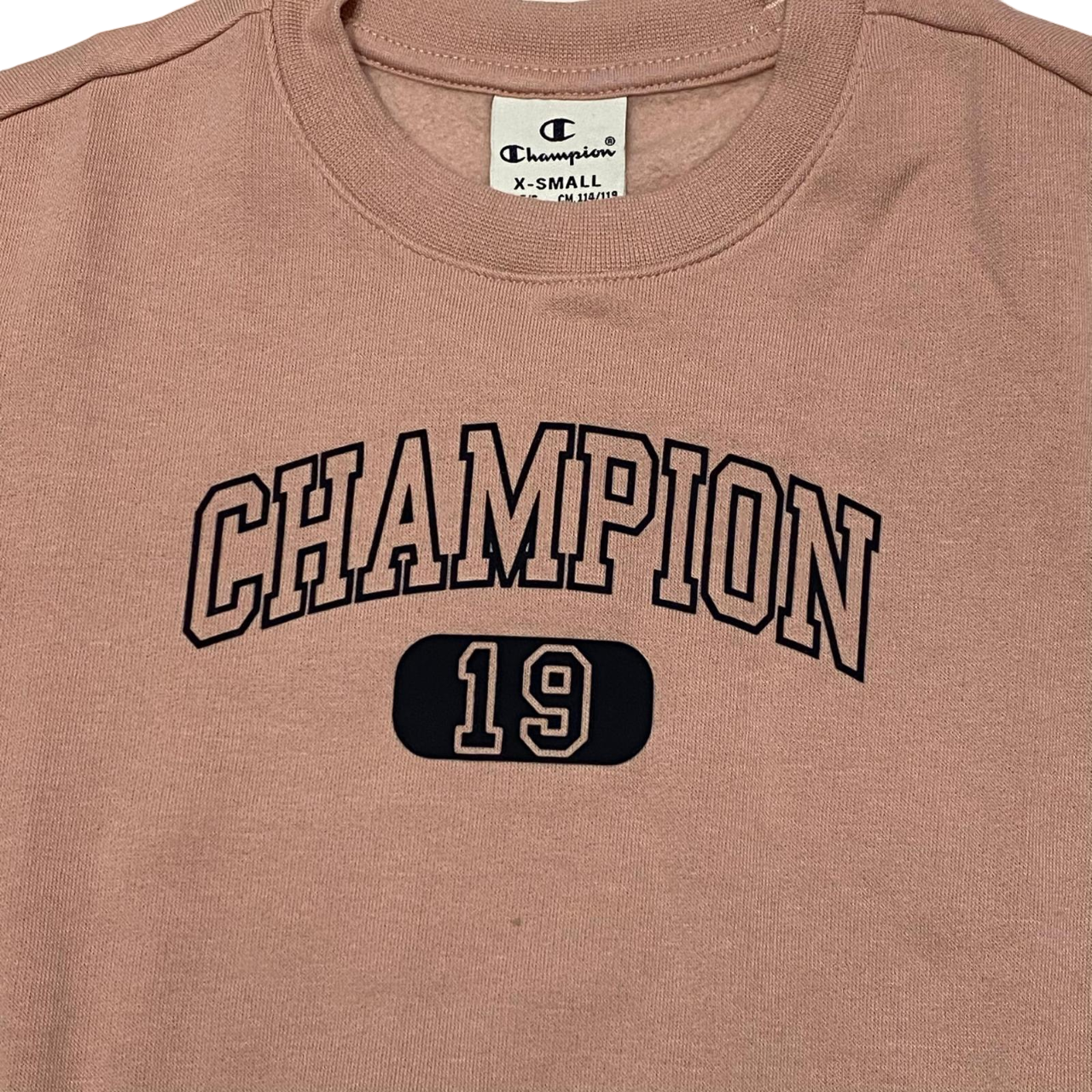 Champion tuta sportiva da ragazza con felpa girocollo Legacy Heritage 404834 PS124 rosa-blu