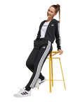 Adidas Felpa Con Cerniera e Cappuccio da Ragazza Essentials JJ0956 nero