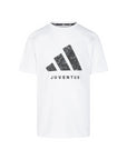 Adidas Juventus T-Shirt Bambino Graphic Bianca IT3849 - Maglia Calcio - Vista Frontale