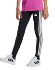Leggings sportivi Adidas Essentials JD6473 nero per donna, abbigliamento fitness di qualità premium, frontale