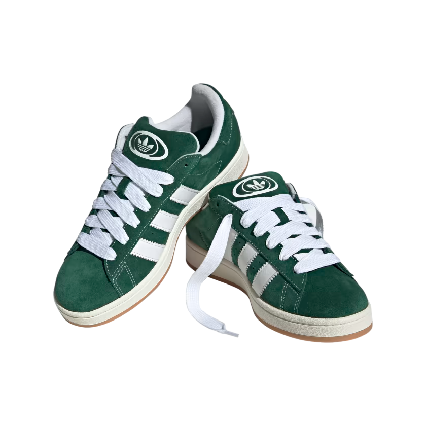 Adidas Originals scarpa sneakers da uomo Campus 00S H03472 verde-bianco.2
