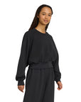 Adidas felpa da donna Soft Lux Loose JM3836 nero completo