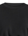 Adidas felpa da donna Soft Lux Loose JM3836 nero particolare collo