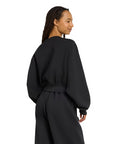Adidas felpa da donna Soft Lux Loose JM3836 nero retro