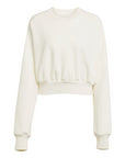 Adidas felpa da donna Soft Lux Loose JV9893 bianco particolare
