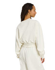 Adidas felpa da donna Soft Lux Loose JV9893 bianco retro