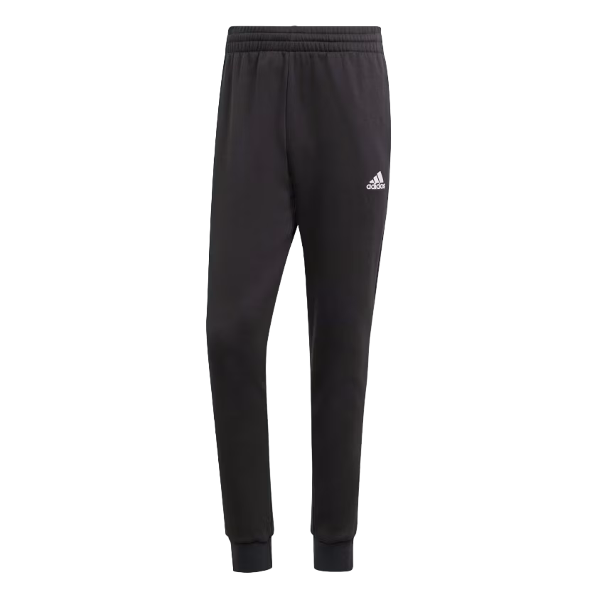 Adidas Basic men's tracksuit 3 stripes in fleece cotton IA3073 gray black