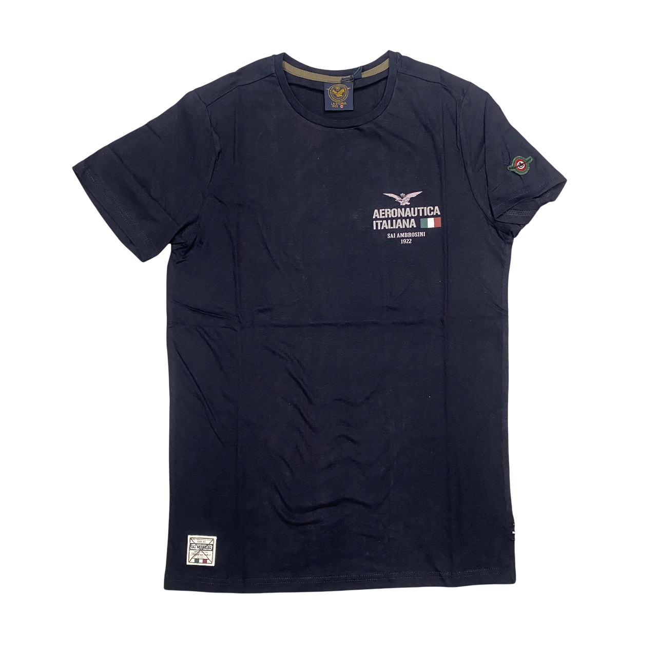 Aeronautica Italiana maglietta manica corta da uomo 035797U blu