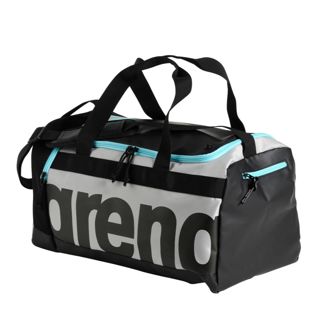 Arena borsone da piscina Spiky III Duffle da 40 litri 004930 104 grigio ghiaccio-celeste