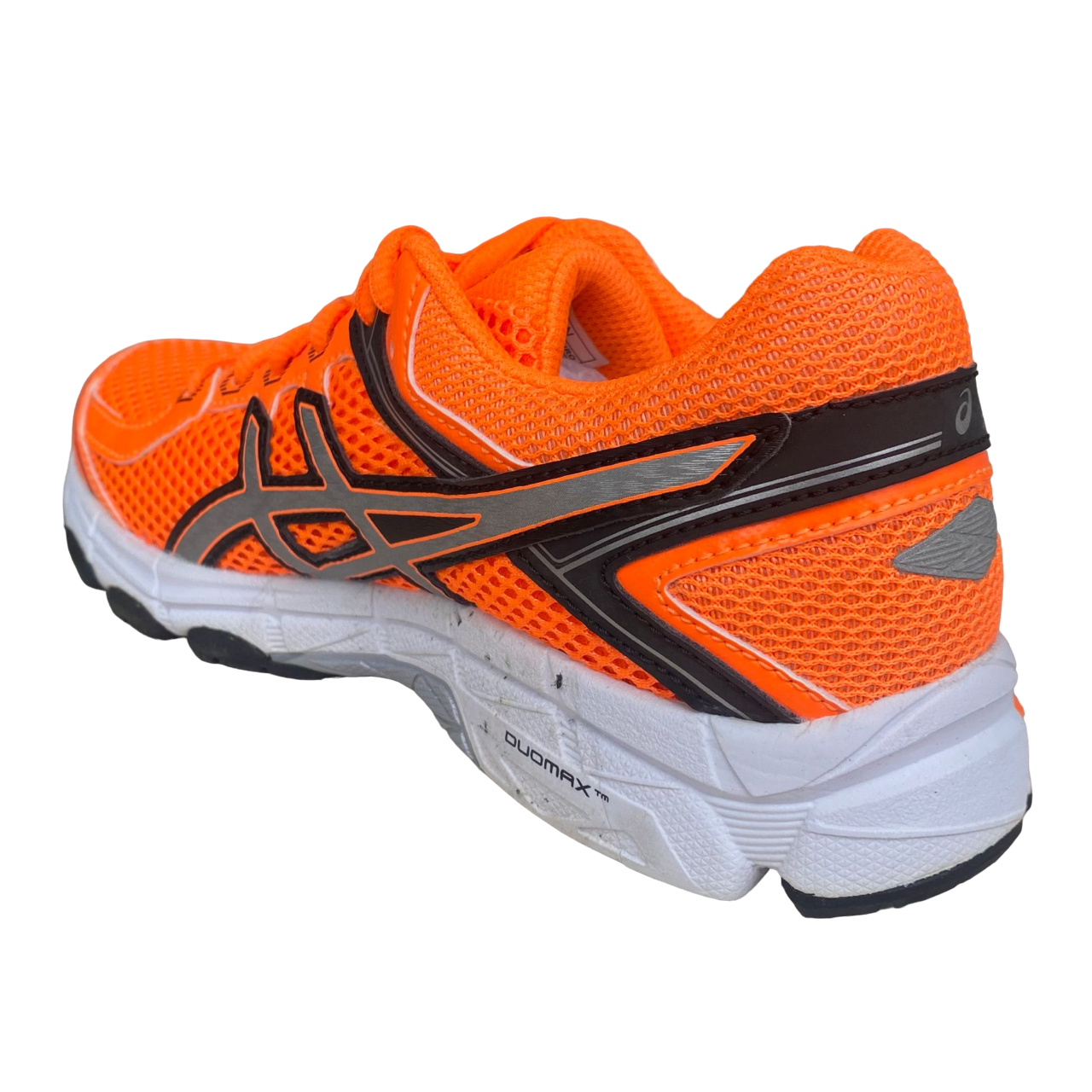 Asics scarpa da corsa da ragazzo GT 1000 4 C558N 3093 arancio-argento-nero