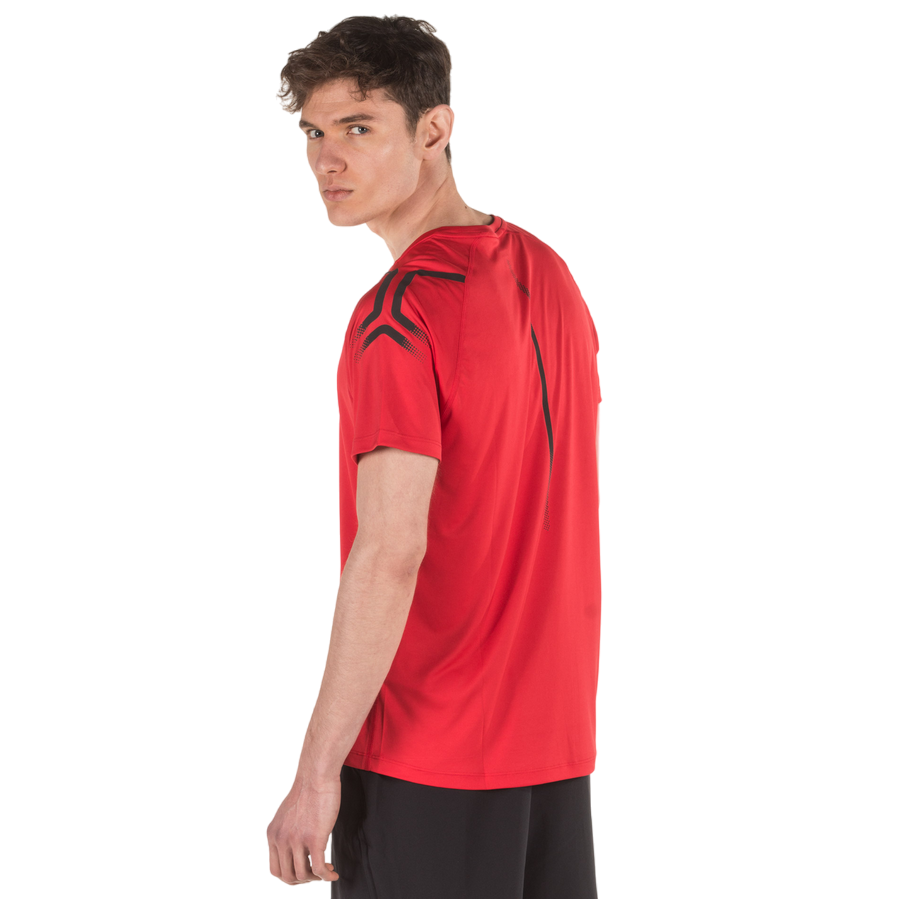Asics maglietta manica corta da in tessuto tecnico per lo sport Icon 2011A259-609 rosso