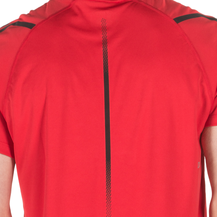 Asics maglietta manica corta da in tessuto tecnico per lo sport Icon 2011A259-609 rosso