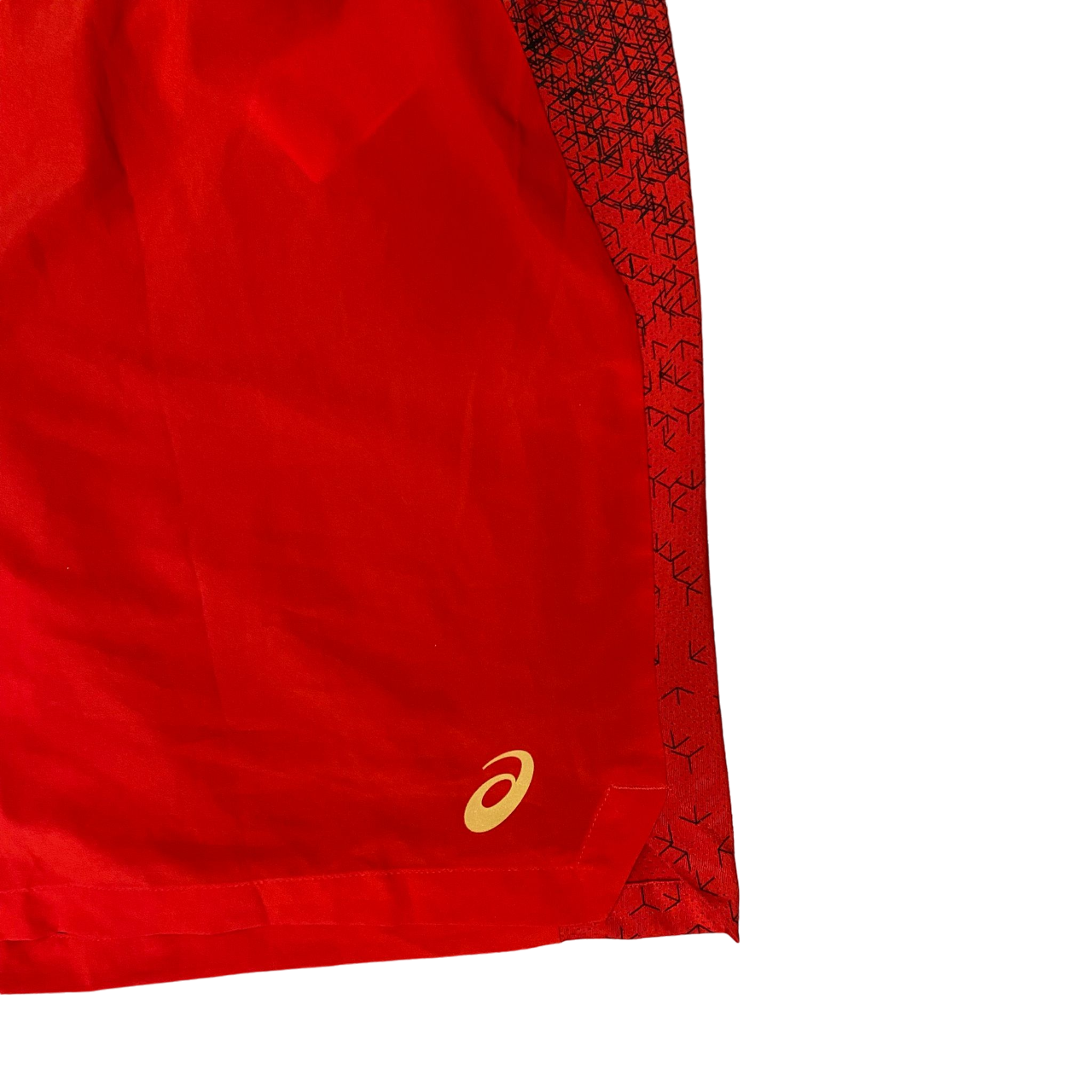 Asics pantaloncino sportivo per la corsa 2 in 1 7IN 2011A308-611 rosso