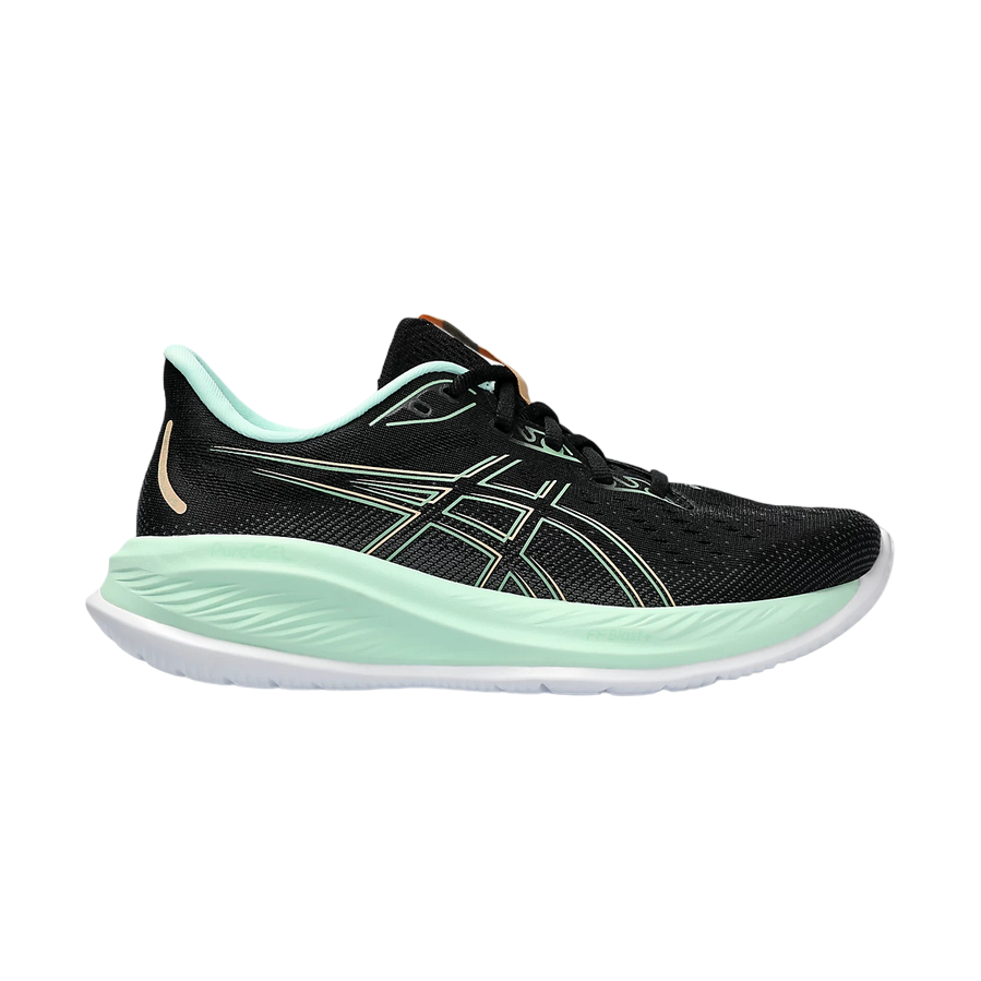 Asics scarpa da corsa da donna Gel Cumulus 26 1012B599-001 nero-menta