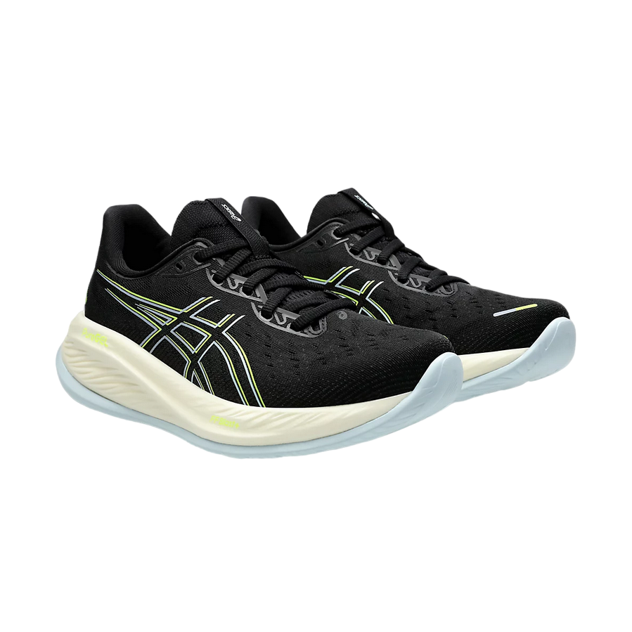 Asics scarpa da corsa da donna Gel Cumulus 26 1012B599-006 nero-giallo