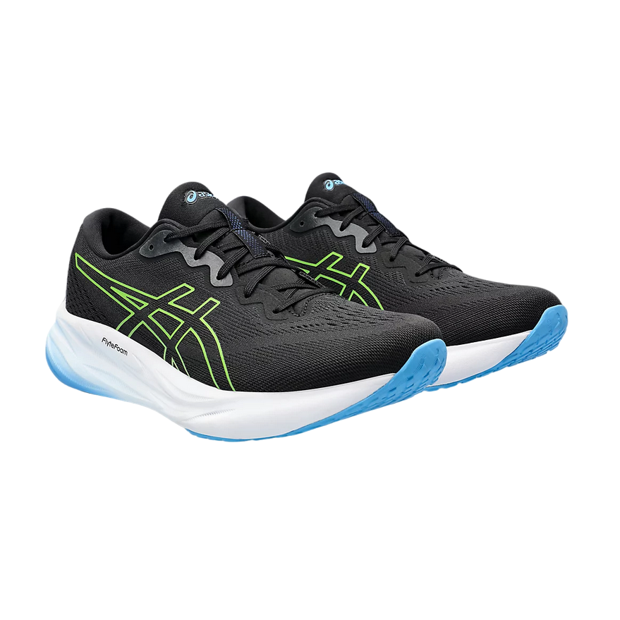 Asics scarpa da corsa da uomo Gel Pulse 15 1011B780-001 nero-giallo elettrico