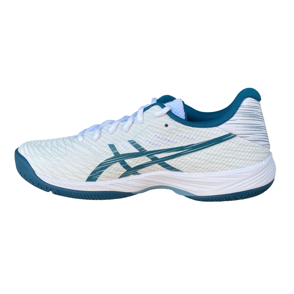 Asics men's tennis shoe Gel Game 9 1041A337-102 teal white
