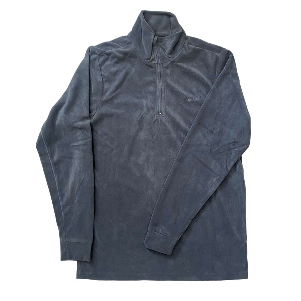 Astrolabio Maglia uomo in micropile con mezza zip AB7S 484 grigio