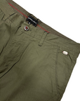 Bermuda verde Astrolabio da uomo modello CU9N 721 in fresco cotone, pantalone corto estivo di alta qualità - tasca