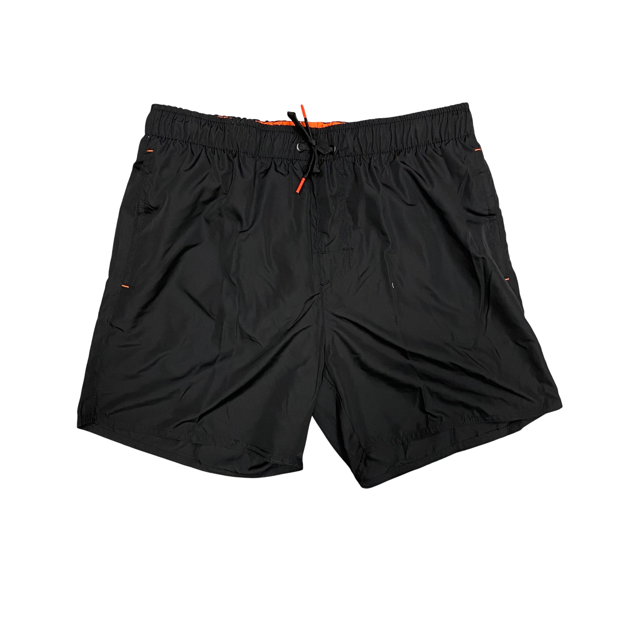 Costume nero a pantaloncino Astrolabio da uomo modello M87C P7Y con taschino posteriore con cerniera, ideale per spiaggia e piscina - frontale