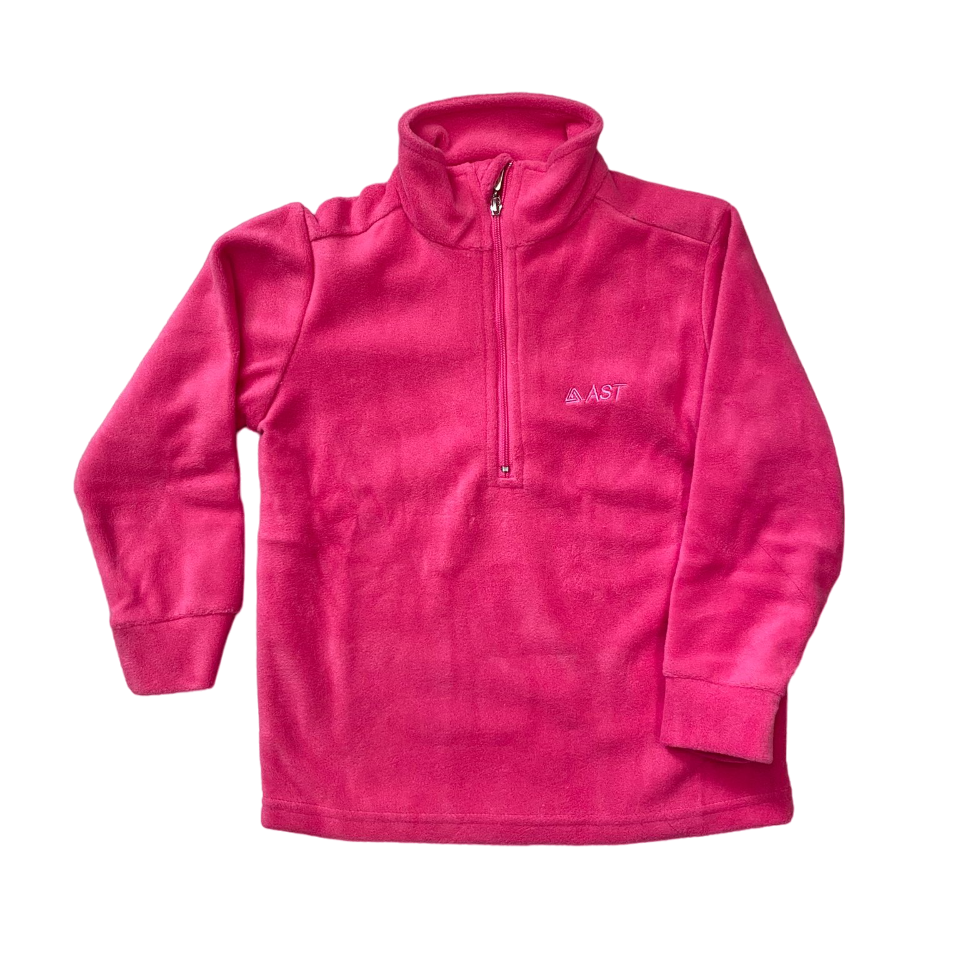 Astrolabio maglia in pile mezza zip da bambina YH7J 795 rosa