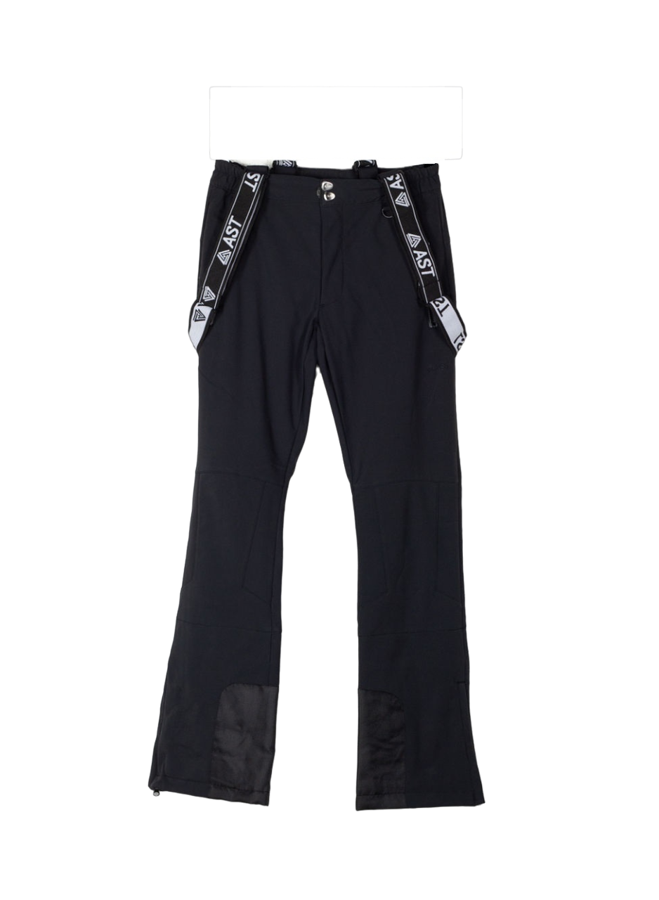 Astrolabio pantalone da sci con bretelle da uomo AE9B 500 nero