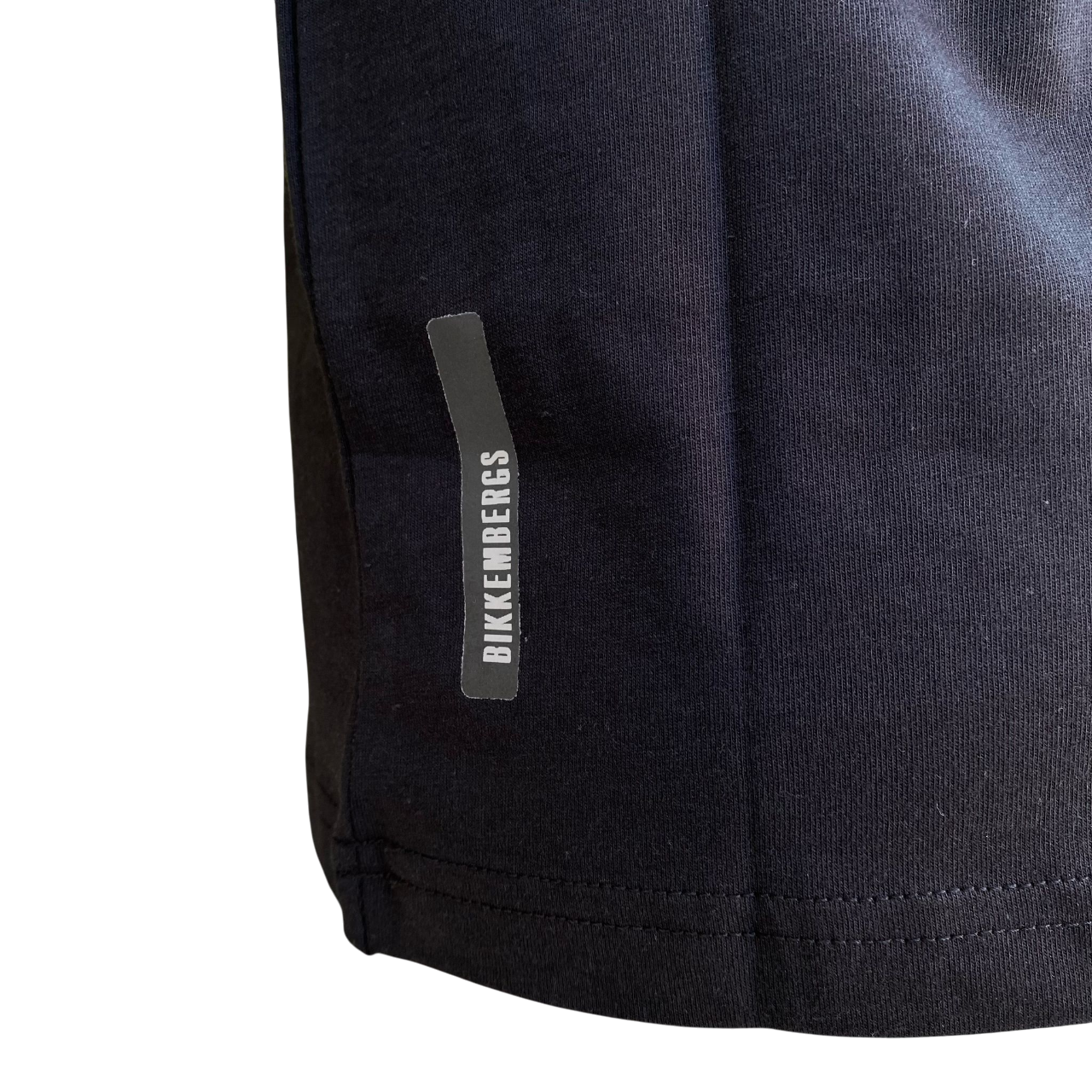 Bikkembergs maglietta manica corta da uomo con logo in tinta BMT0931 8000 nero