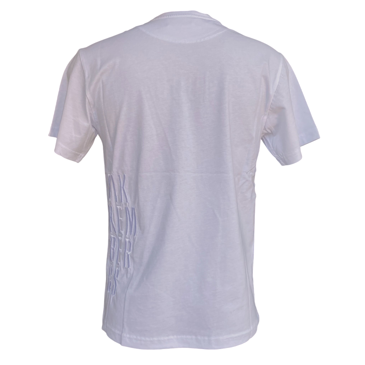 Bikkembergs maglietta manica corta da uomo con ricamo 1998 BMT0904 1000 bianco