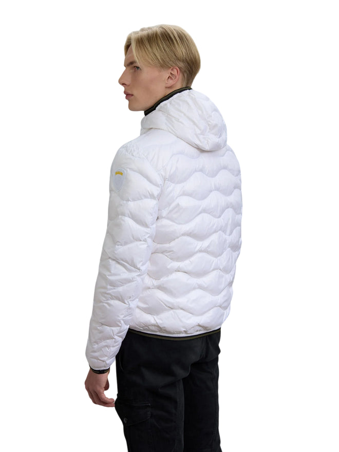 Blauer Giubbotto Uomo Wave 25WBLUC03074-006355 Bianco - retro