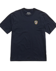 Blauer maglietta manica corta da uomo con logo gommato Faxon 25SBLUH02194-004547 888 blu1